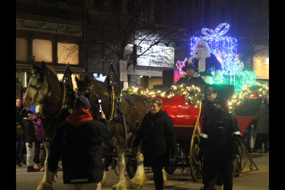 The 2024 Collingwood Downtown BIA Santa Claus Parade.