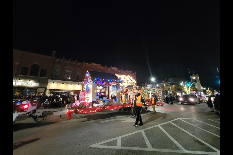 Crozier won the commercial category for the 2024 Collingwood Downtown BIA Santa Claus Parade.