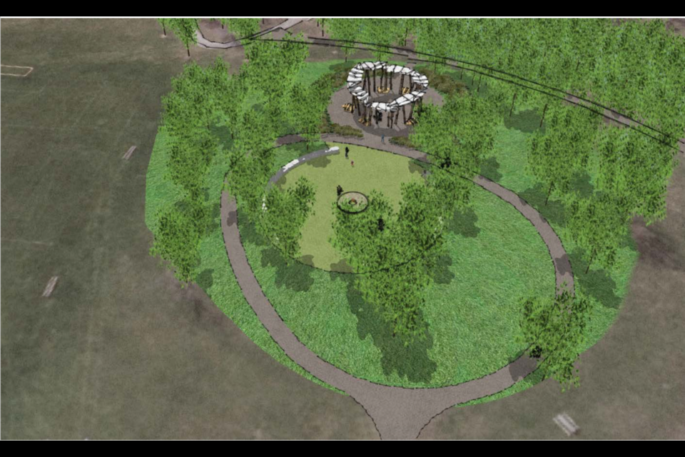 Gathering Circle design seeks to capture feel of food forest