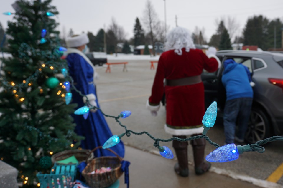 The Town of The Blue Mountains held a pick-up style community Christmas Dinner on Dec. 19. Jennifer Golletz/ CollingwoodToday                                