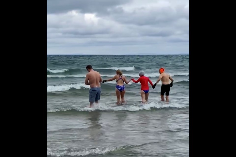 Polar Bear swim brings 70 years of frigid tradition to New Year's