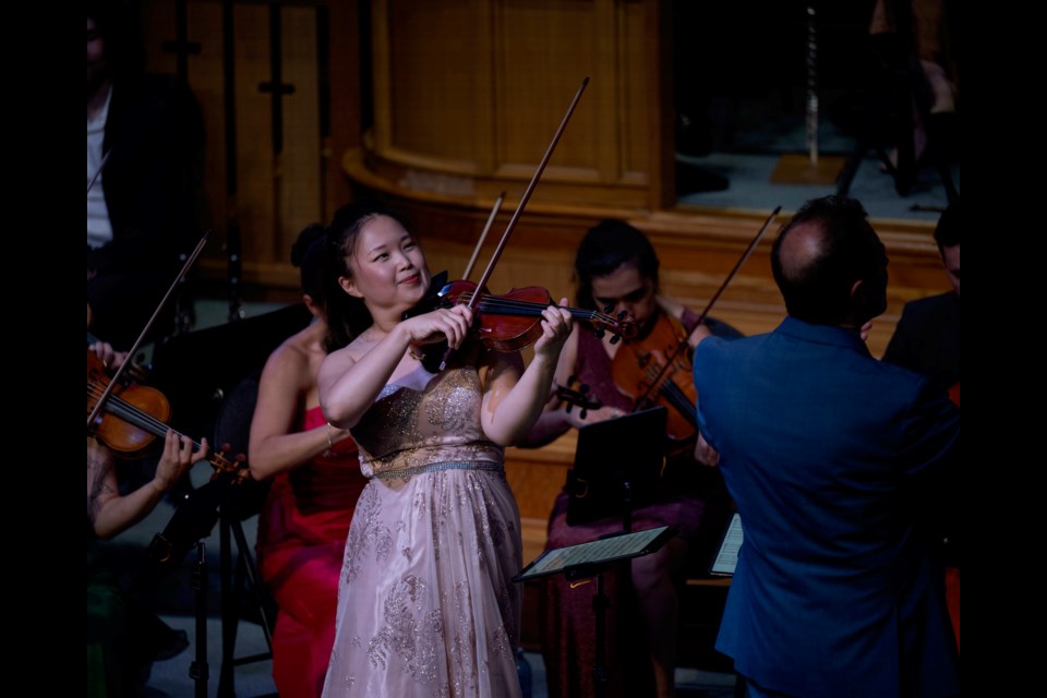 Toronto Concert Orchestra with Viennese Violins on July 5 at First Presbyterian Church in Collingwood. This was the first concert of the 2024 Collingwood Music Festival. 