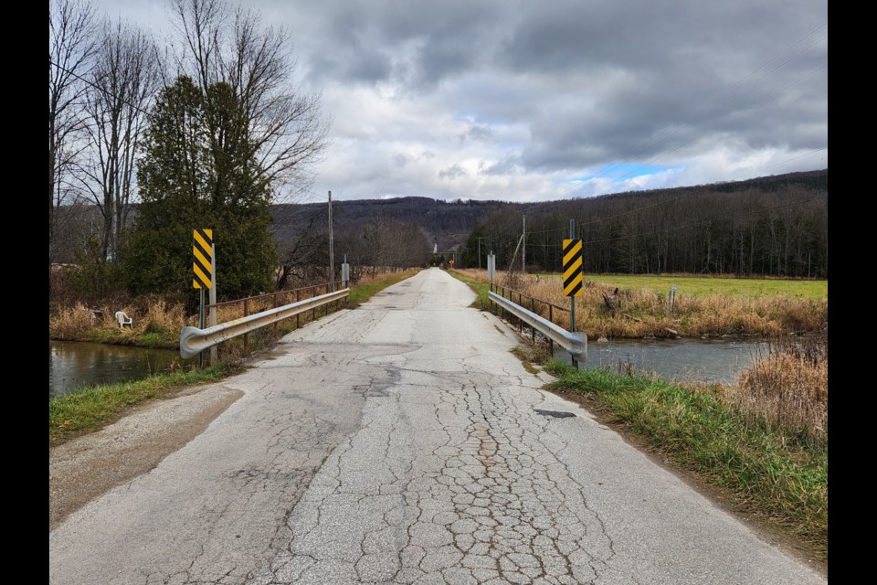 A system of four bridges on Sideroad 7A near Kimberley need to be repaired or replaced, which has prompted Grey Highlands councillors to contemplate other options.