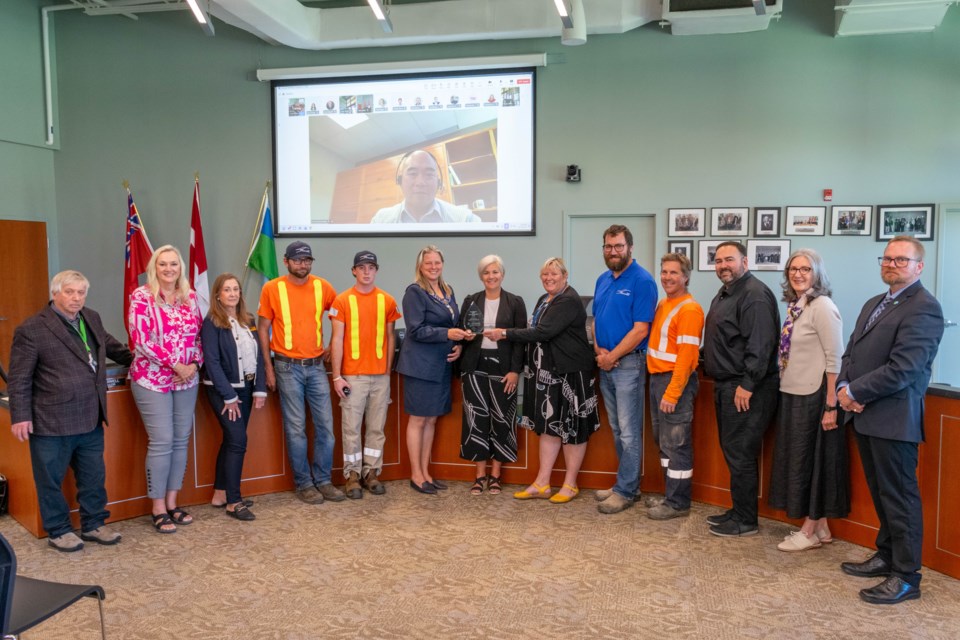 The Ontario Water Works Association presented the award to council on Oct. 21.