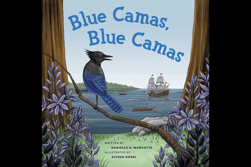 Local author Danielle S. Marcotte will celebrate the launch of her thirteenth book, Blue Camas, Blue Camas, this Sunday (Nov. 19) at Black Bond Books in Ladner Village.