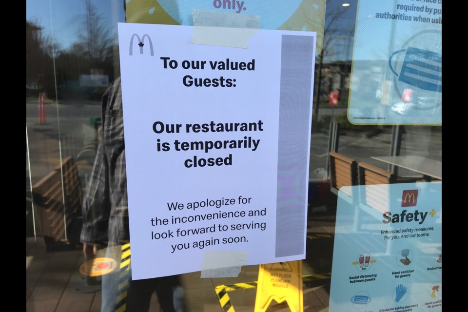 COVID 19 exposure forces temporary closure of McDonalds in North