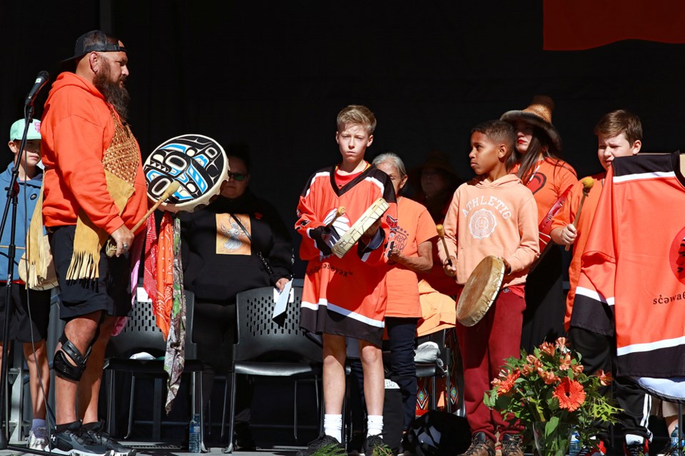 On Friday, Sept. 27, Delta School District students and staff took part in a Walk for Truth and Reconciliation.