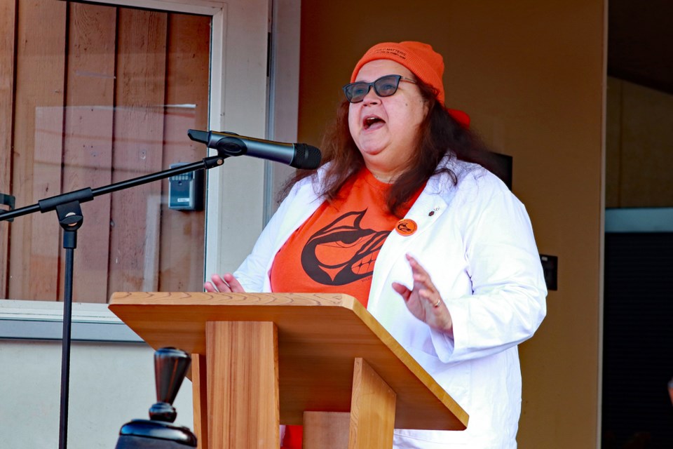 The Tsawwassen First Nation held is Walk for Truth and Reconciliation on Monday, Sept. 30. The Walk started with remarks at the TFN community centre with the 5 km walk held just after 10 a.m. All were invited back to the TFN longhouse for lunch.