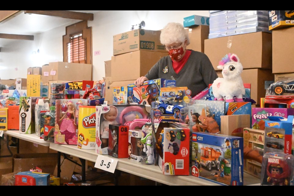 Mountain of toys takes over East Delta Hall Delta Optimist