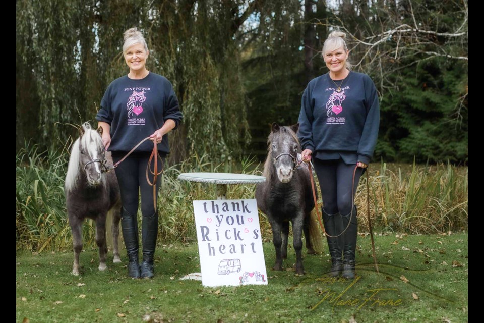 Pamela and Jacqueline Green of Green Acres Therapy Horses.