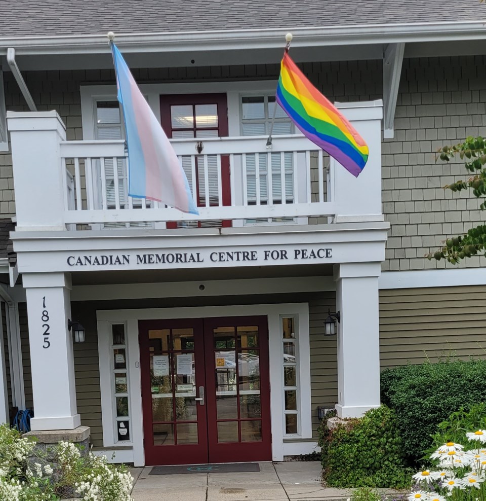 Vancouver church pride flag