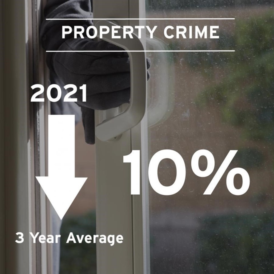 Delta Police property crime stats