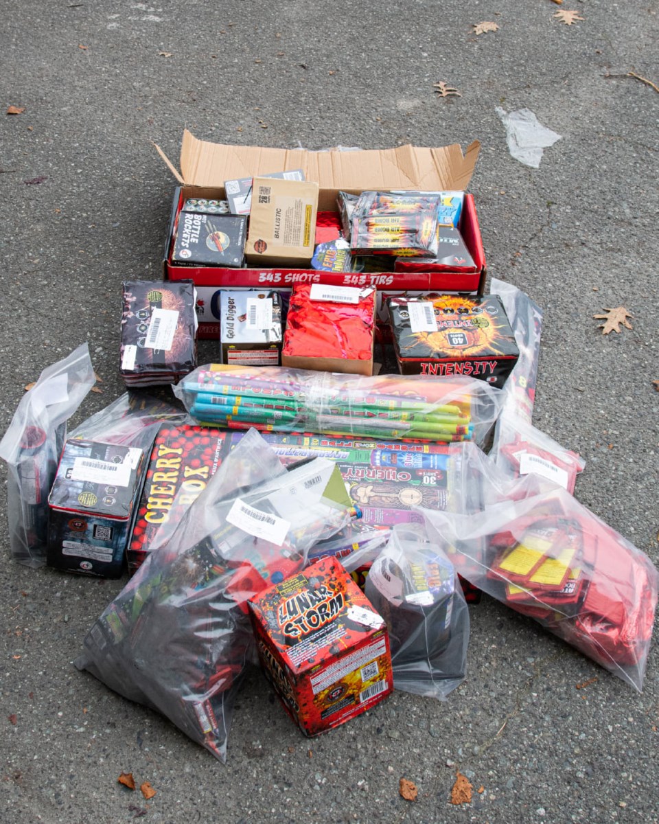 Seized Halloween fireworks