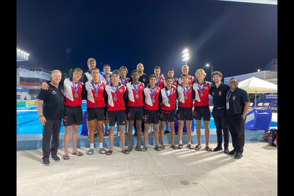 Nicholas Furneaux from Delta, a member of the Fraser Valley Water Polo Club helped Canada’s U19 men’s team to the silver medal at the recent PanAm Aquatics Championships in El Salvador.