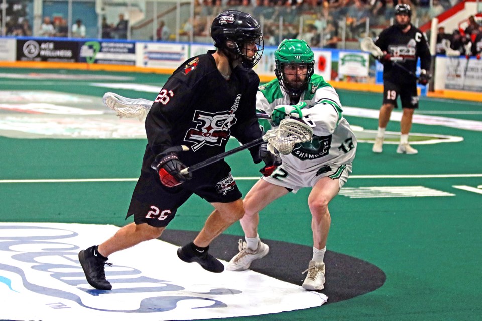 The Ladner Pioneers beat the Victoria Shamrocks 5-4 Wednesday night to improve their record to 4-1 at the President's Cup hosted by the Pioneers at the Ladner Leisure Centre.