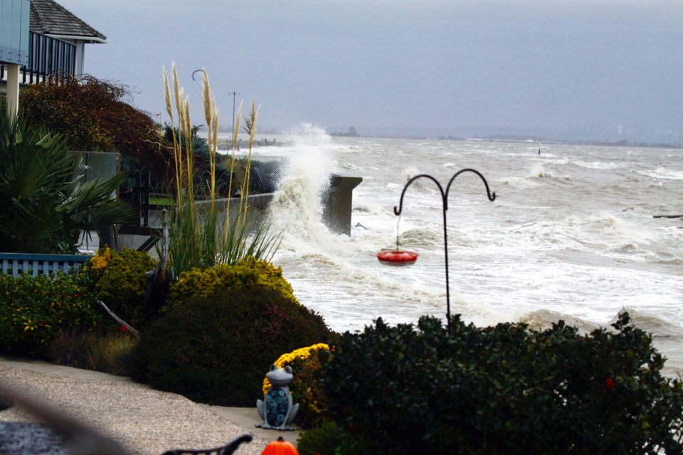 Monday storm surge