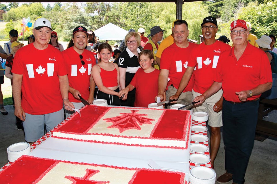 A Canada Day cake will be served up for the public to enjoy as part of Canada Day celebrations at Diefenbaker Park in Tsawwassen. Optimist file photo 