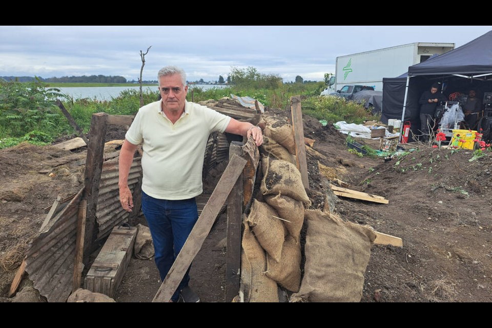 Historica CEO Anthony Wilson-Smith on set in Westham Island Phil Melnychuk Photo 