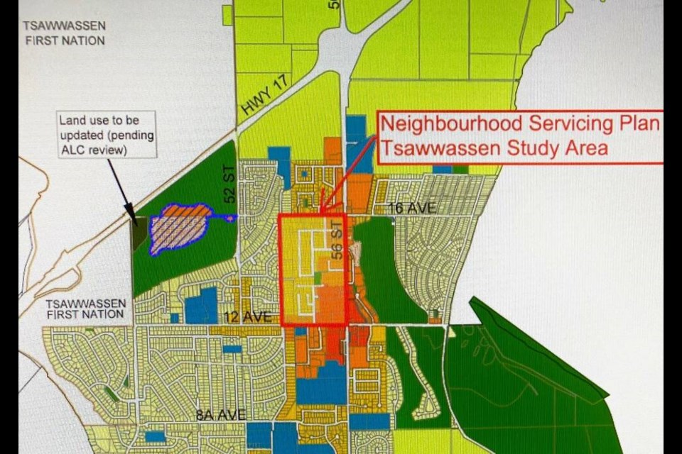 The Tsawwassen study area. City of Delta image