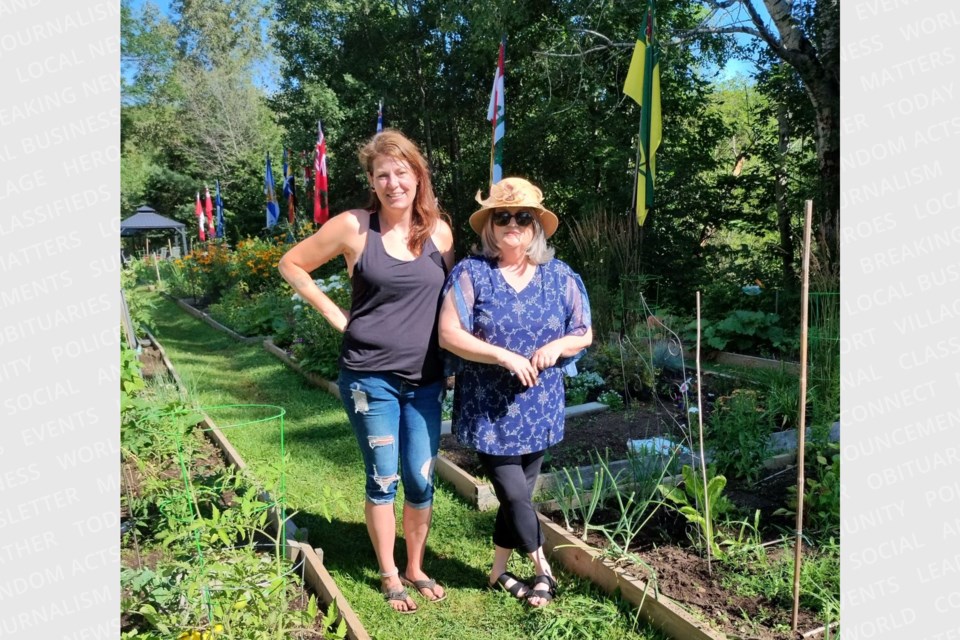 Growing Together Community Garden Inc. co-founders Shannon Bernard and Denise McRae.