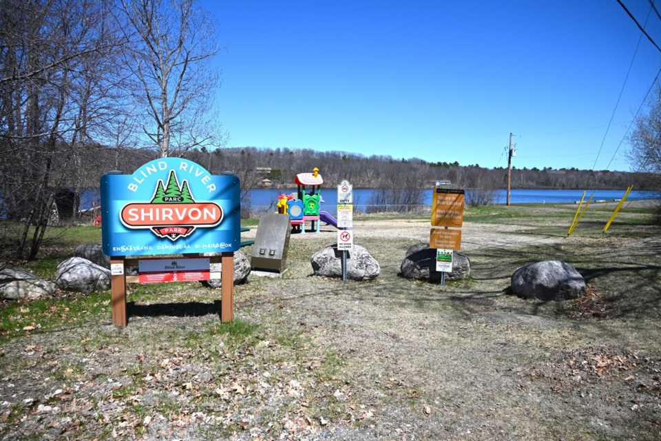 Blind River's Shirvon Park. Apr. 25, 2024