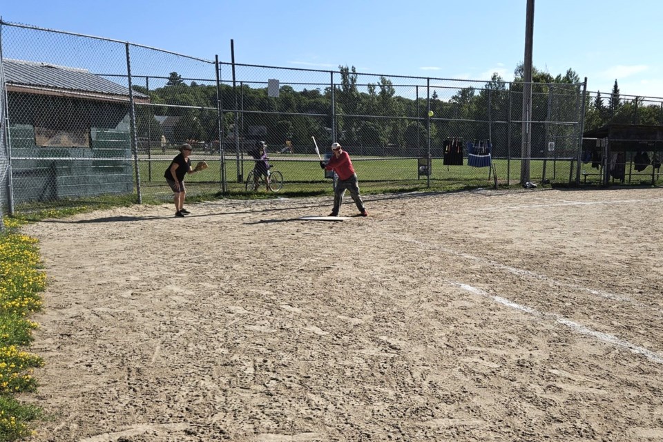 Burley Park ball diamond. July 25, 2024