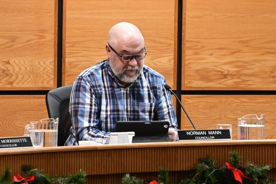 Councillor Norman Mann. 'Community needs to hear as well.' December 18, 2024