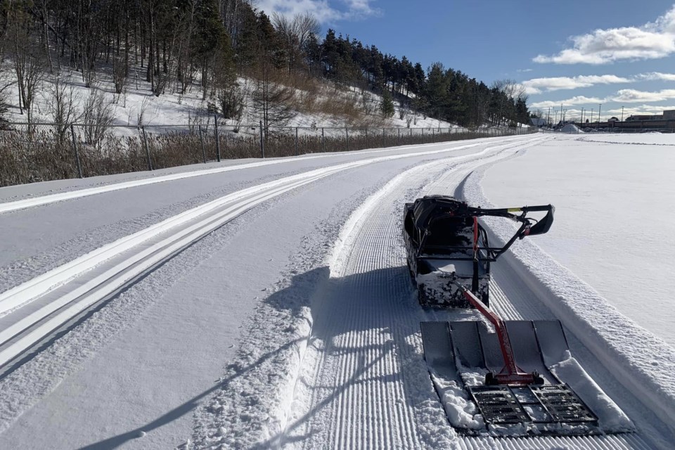 Beginners and in-town XC ski loop at ELSS track. Photo supplied. January 18, 2025