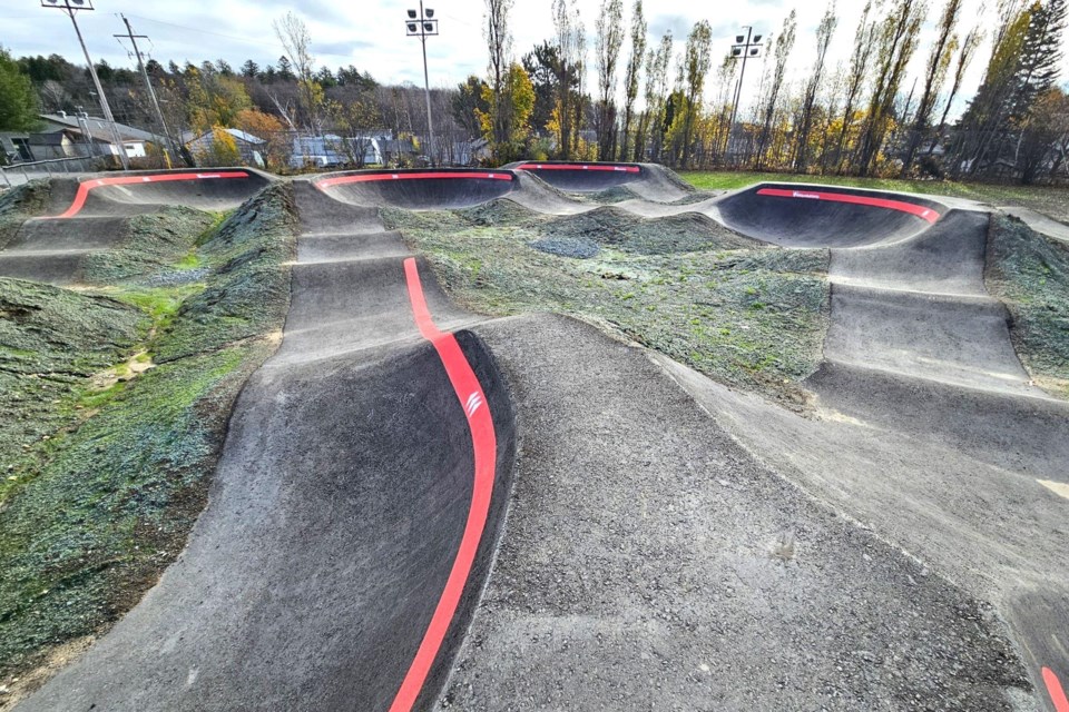 Elliot Lake's new pump track.