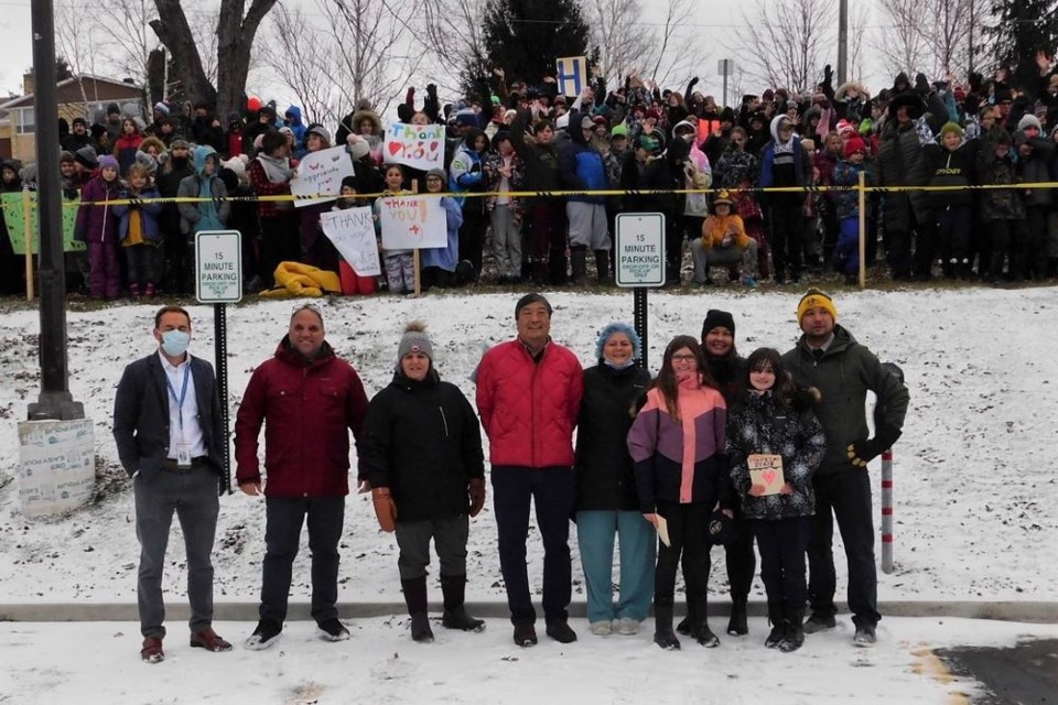 St. Joseph's General Hospital Elliot Lake raised $10,000 to donate to two local schools' food programs.