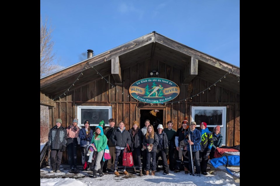 Earlier this week, Grade 8 students from École Saint-Joseph in Blind River explored the snowy Boom Camp trails during a cross-country skiing outing.