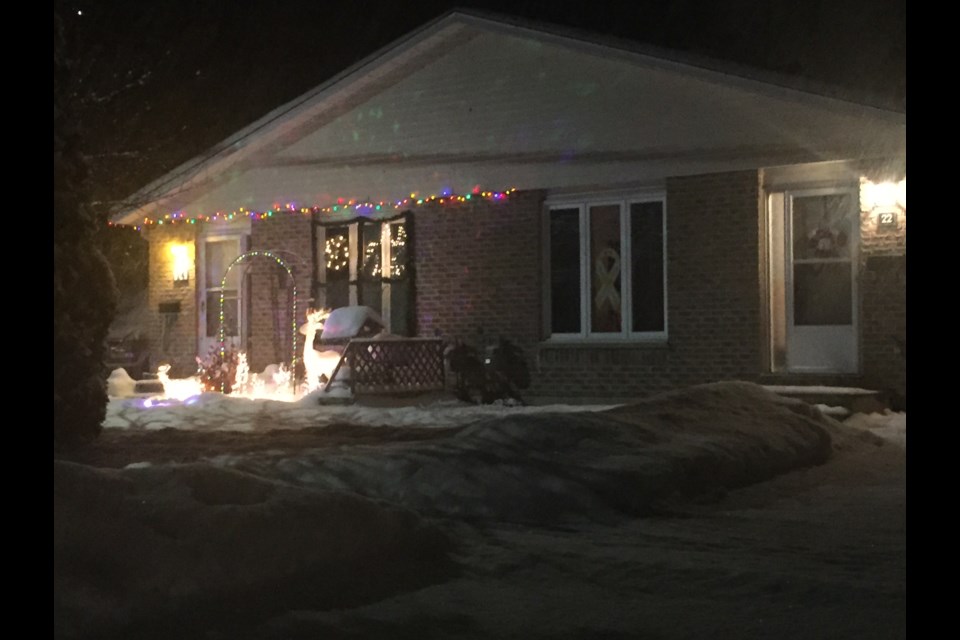 Christmas lights display around the city of Elliot Lake. Melanie Farenzena/ ElliotLakeToday 