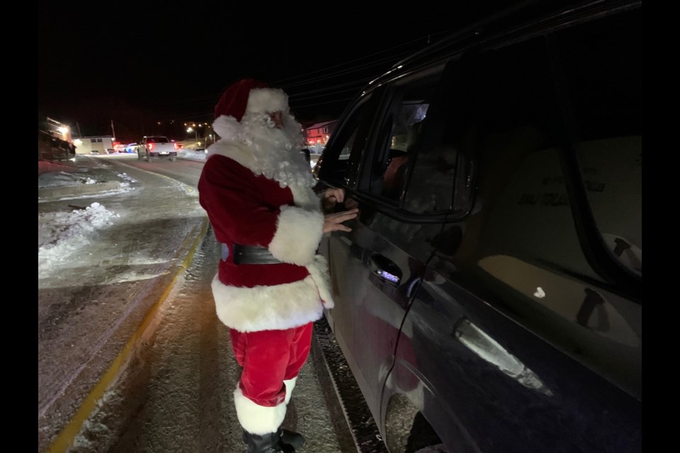 Elliot Lake's annual Santa Claus Parade was held on Friday night.