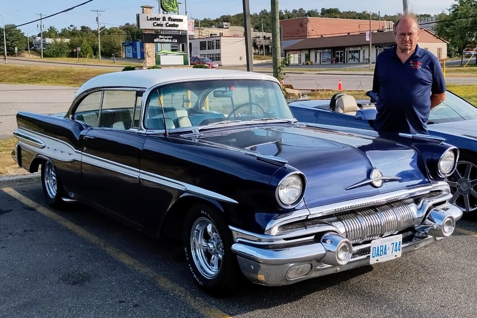 Jack Bardgett and his 1957 Pontiac Star Chief.