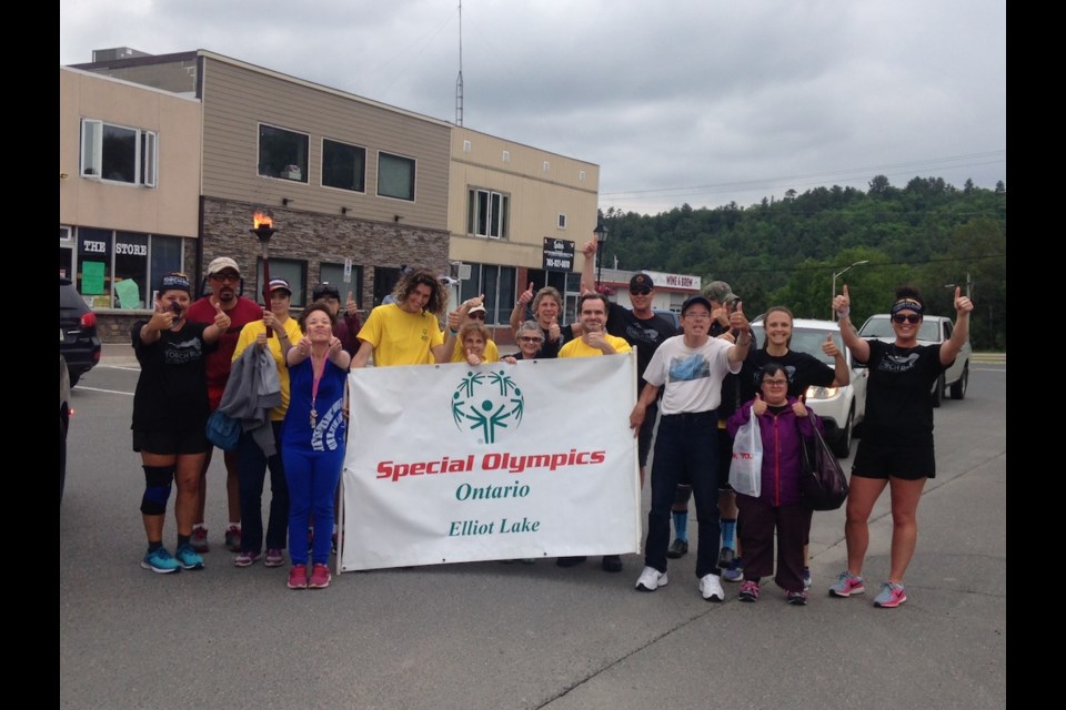 2019 Special Olympics Torch Run. Kris Svela for ElliotLakeToday