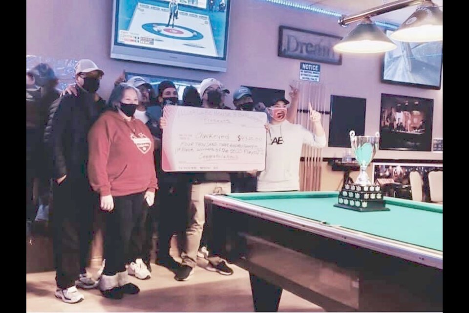 The Chalkeyed pool team won top spot in the Elliot Lake 8-Ball League playoffs. Photo submitted