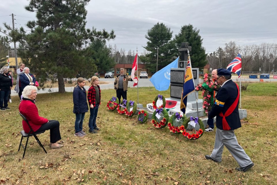 Remembrance Day Ceremonies in Spanish.