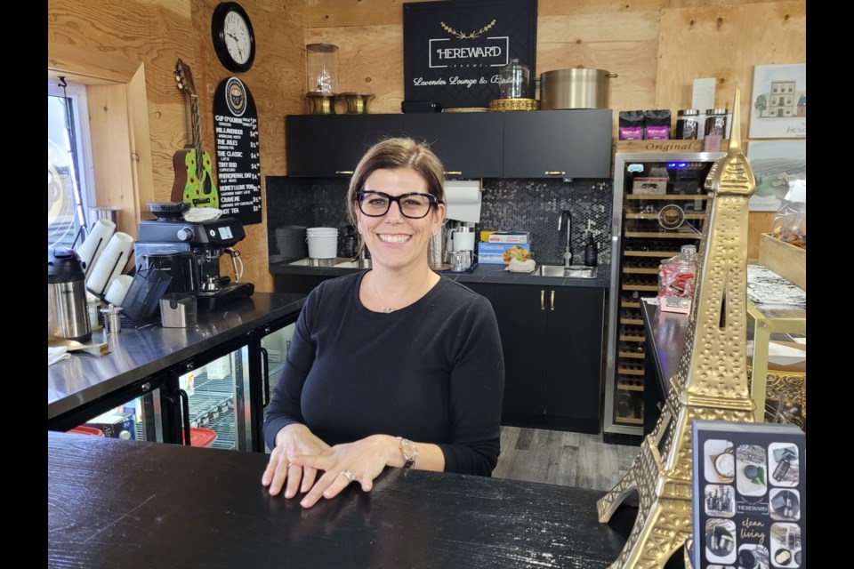 Julie Thurgood-Burnett from the Lavender Lounge & Cafe at Hereward Farms in East Garafraxa. 