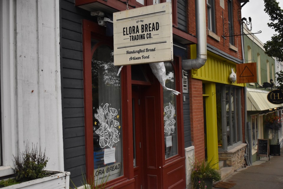 The Elora Bread Trading Co. remains closed after a fire on Oct. 6.