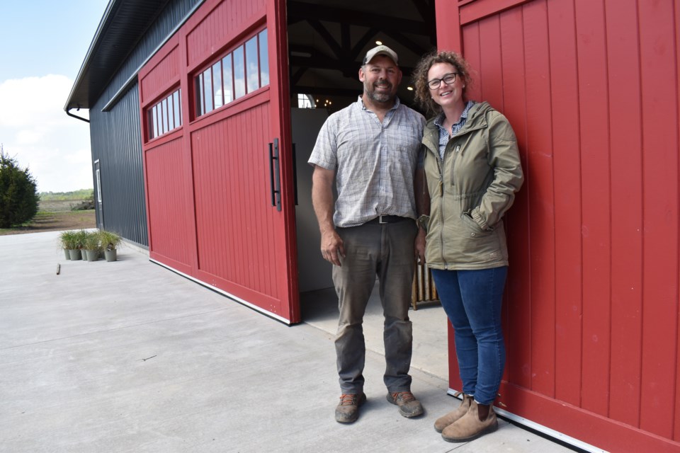 Adam and Dana Thatcher are first-generation farmers who have expanded agri-tourism experiences when they saw a demand for it. 