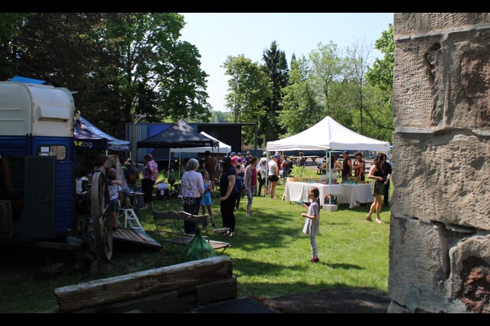 The Belwood Farmers' Market held its opening day on Sunday at the Skol House.