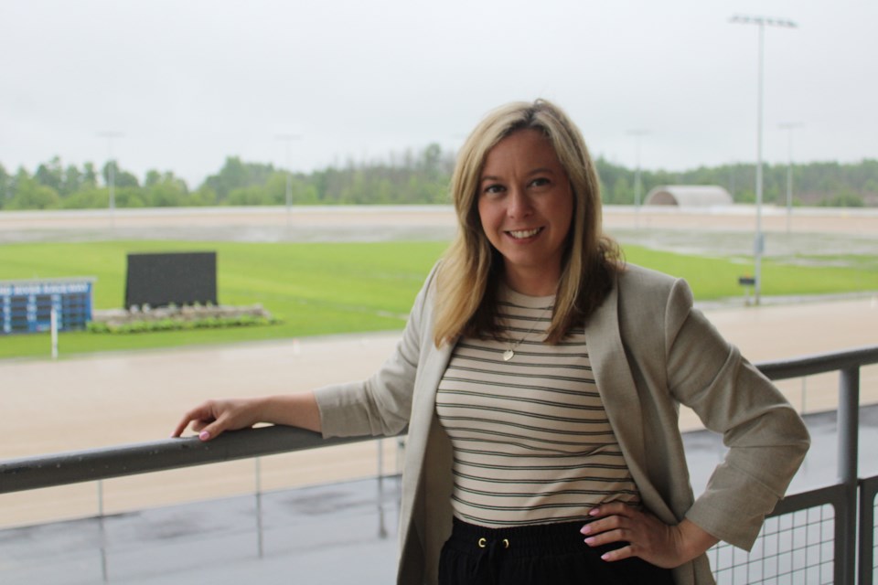 Jenna MacDonell, GRR's newest raceway manager, said she's excited to usher in a new era of horse racing with the larger track.