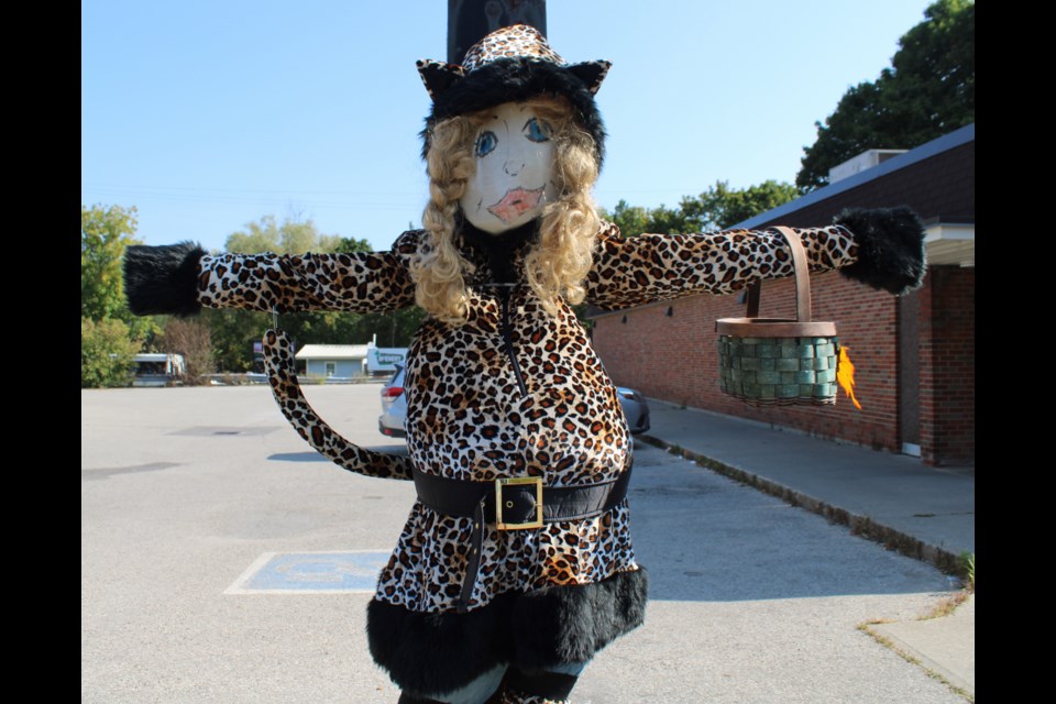 Taking inspiration from Canada's county queen Shania Twain with this ensemble. Businesses and residents have brought out the scarecrows in Erin to get into the fall spirit.