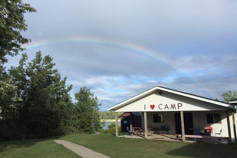 A rainbow over the Belwood Lodge and Camp. Facebook photo