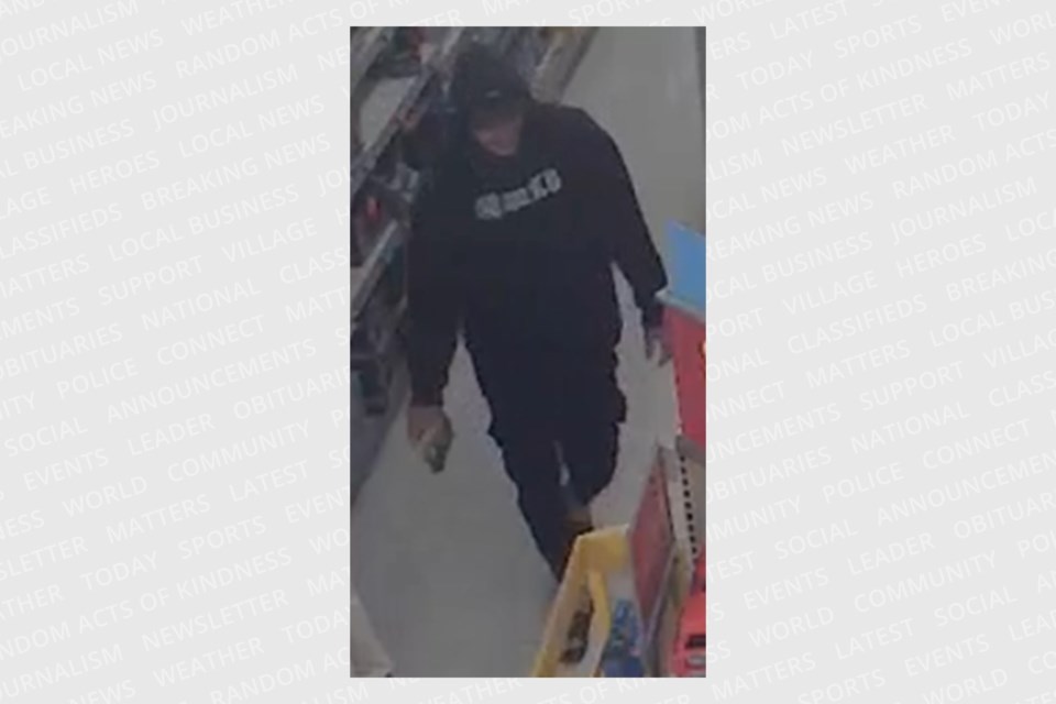 Police are asking the public's assistance locating these suspects following a theft at a Fergus business on Oct. 12, 2024.