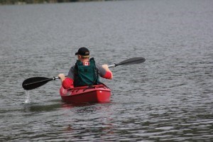 Up until recently Victoria’s Mike Seinen, a retired Royal Canadian Navy officer, wasn’t sure if he would ever kayak again. Jasper’s Veteran Adventures just made that possible with the creation of its newly created kayak. K. Byrne photo 