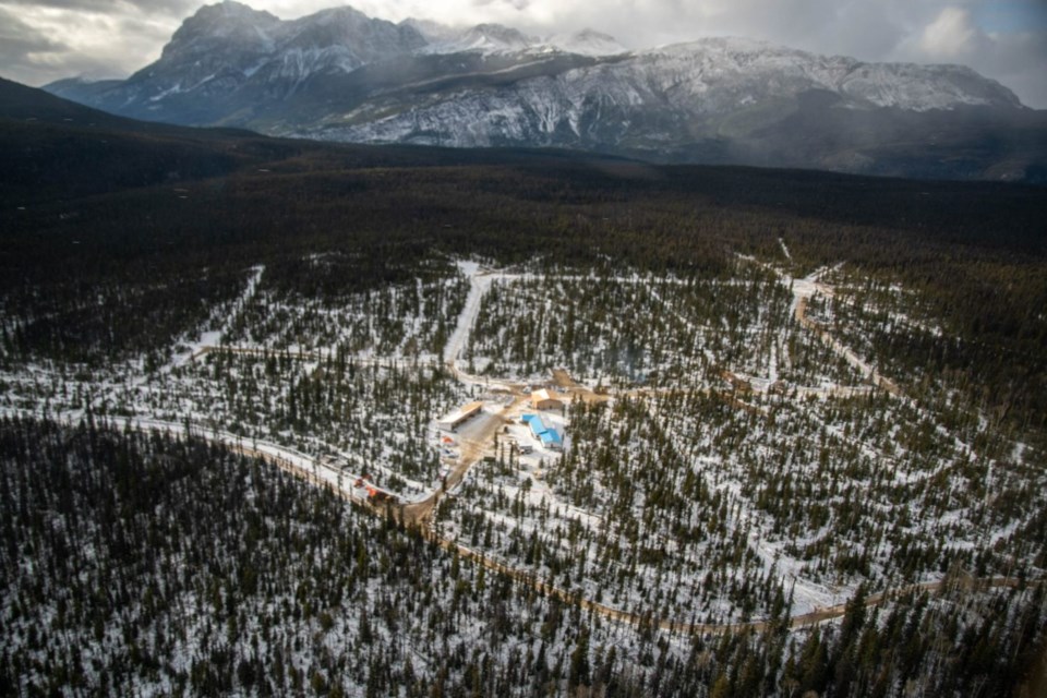 Jasper NP-2023-Conservation breeding centre Oct 26 aerial-Parks Canada