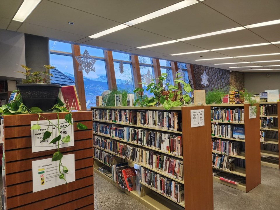 Plants in the library