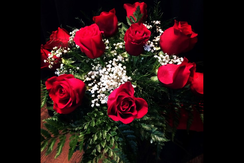 Roses are the traditional choice for Valentine's Day, says The Flower Market Waterdown owner Vesna Backo-Trickett.