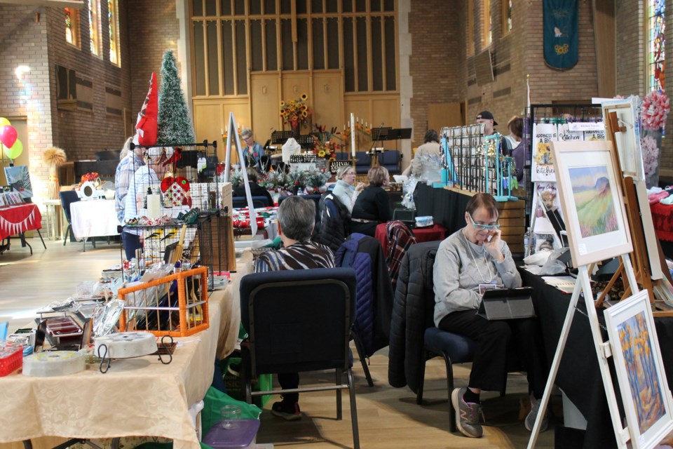 The St. James Loaves and Wishes sale featured 15 vendors. 